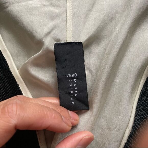 NWOT Zero + Maria Cornejo Black Midi Dress - Picture 6 of 6